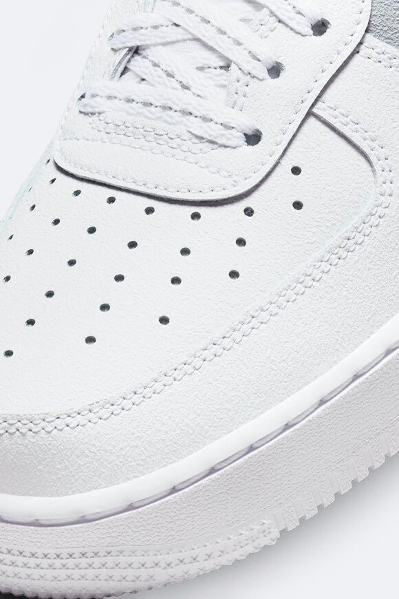 Air Force 1 '07 Sneaker - White + Black + Volt + Wolf Grey