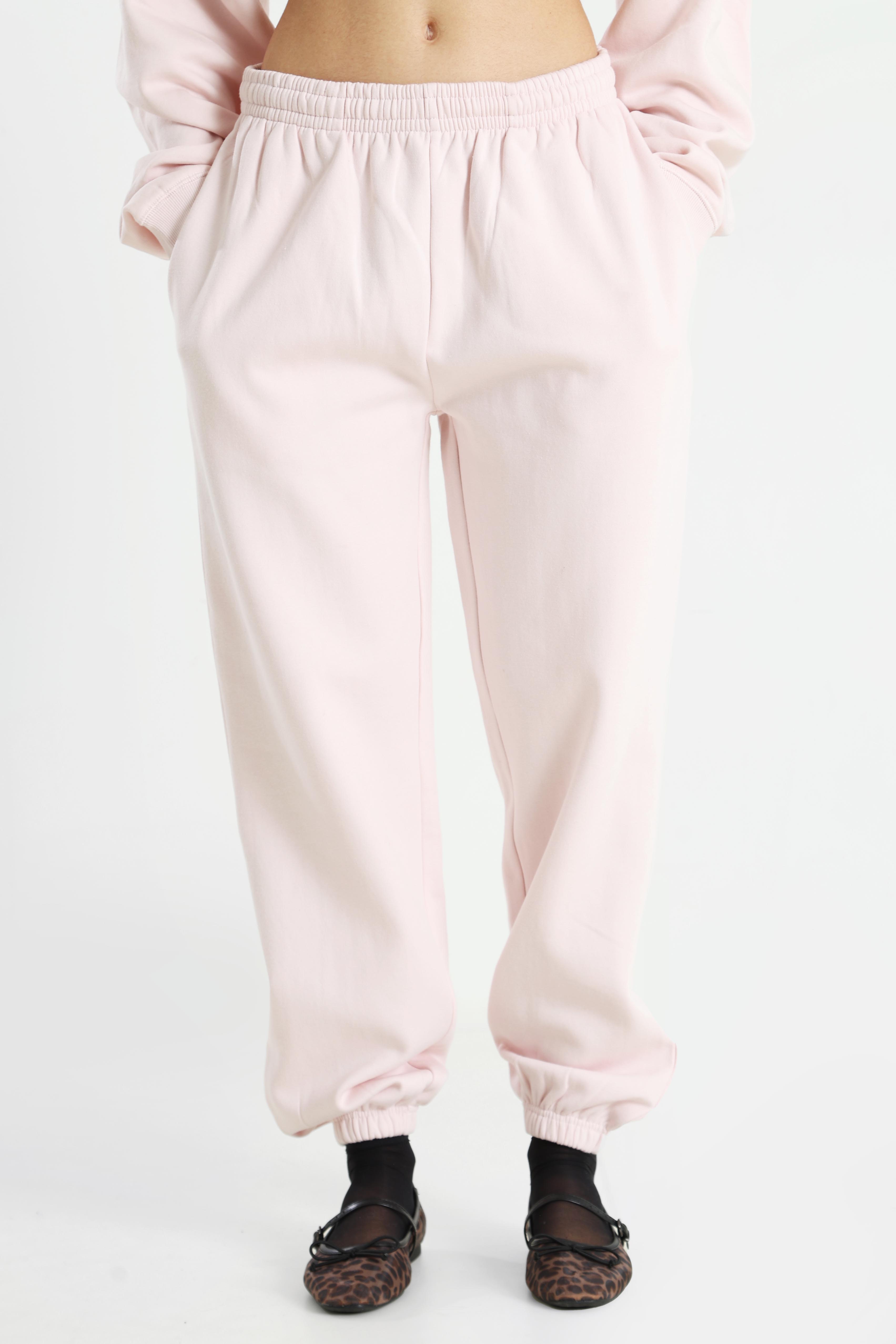 Pantalon sweat - rose clair