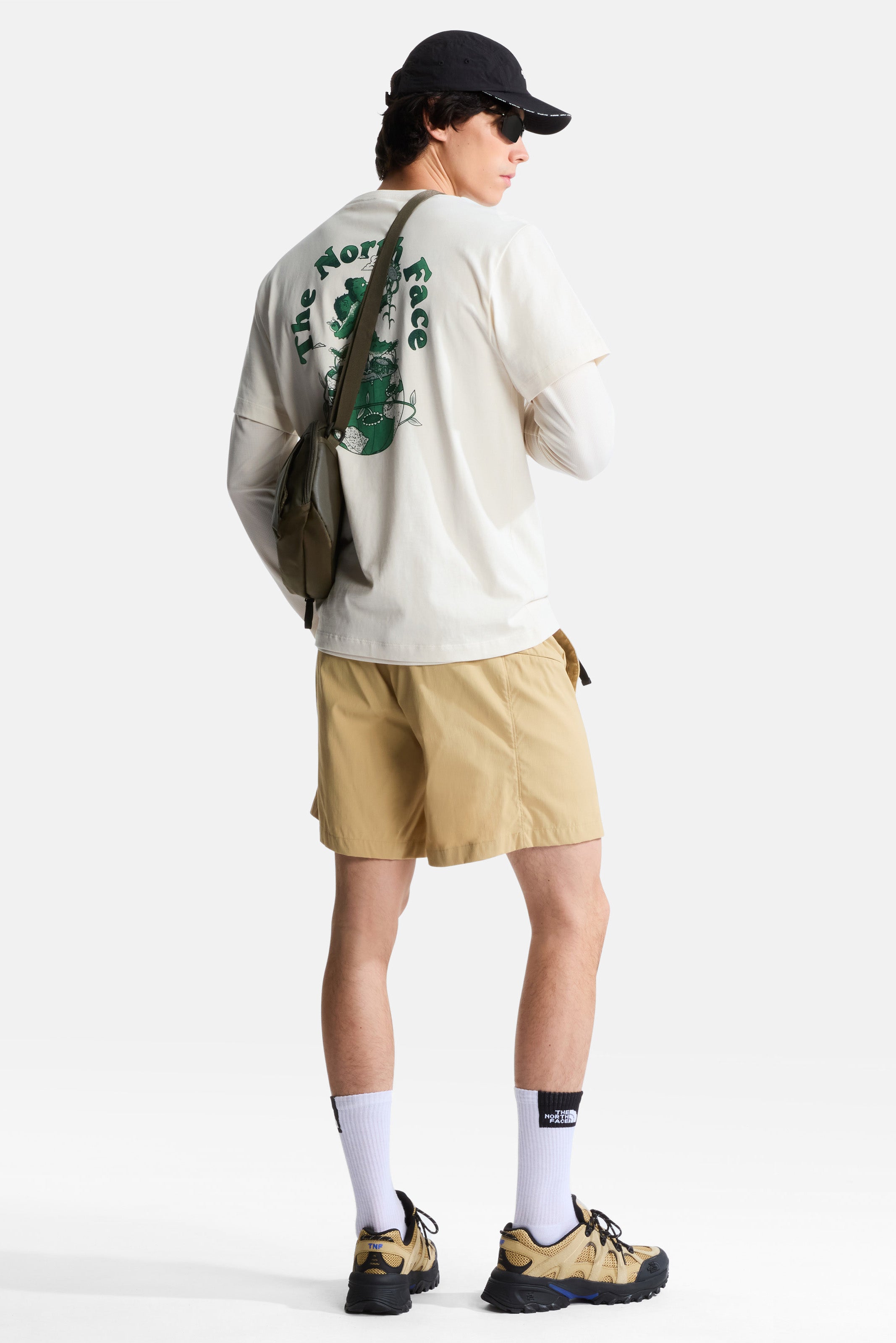 Retro Earth t-shirt - White Dune