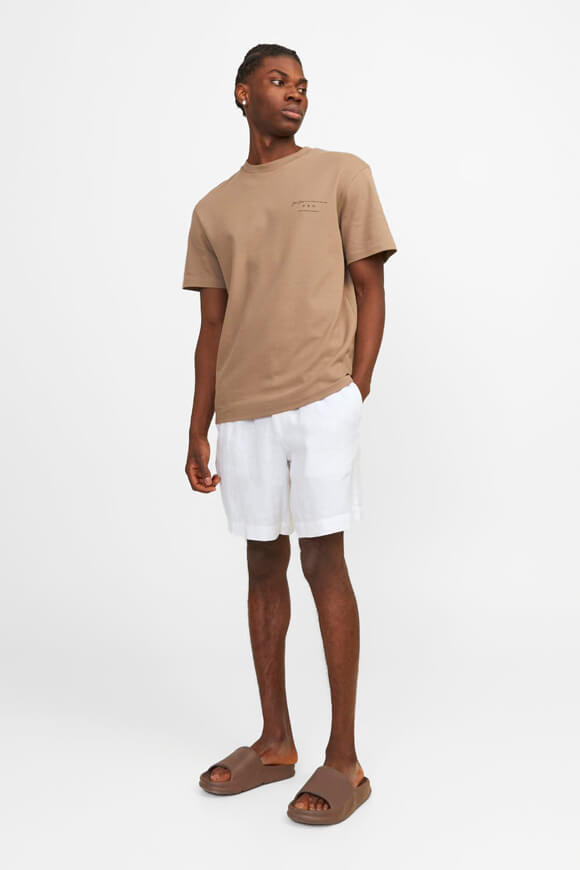 Lawrence short chino en lin - Bright White