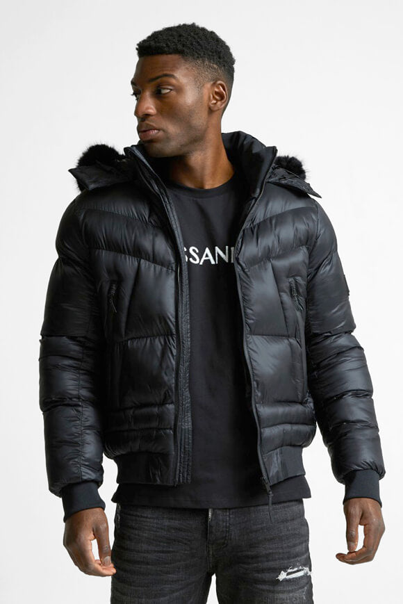 Gentrazzi Puffer Bomberjacke - Jet Black