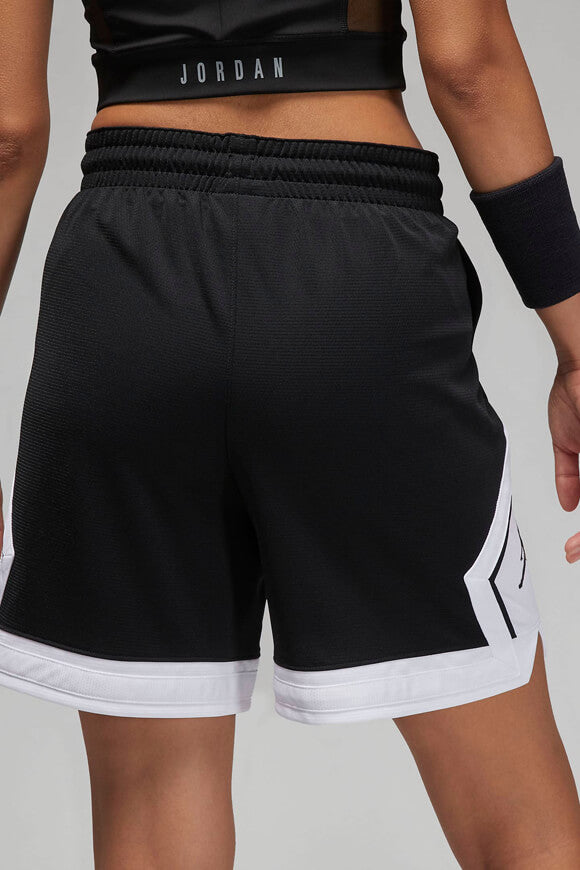 Diamond Mesh Shorts - Black + White