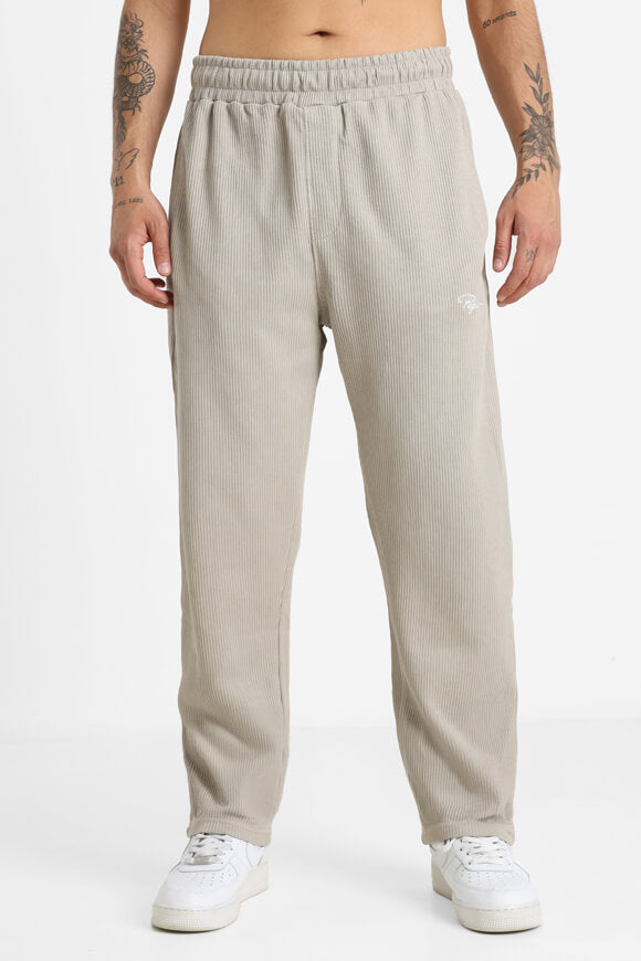 Strukturierte Stoffhose - Washed Dark Stone