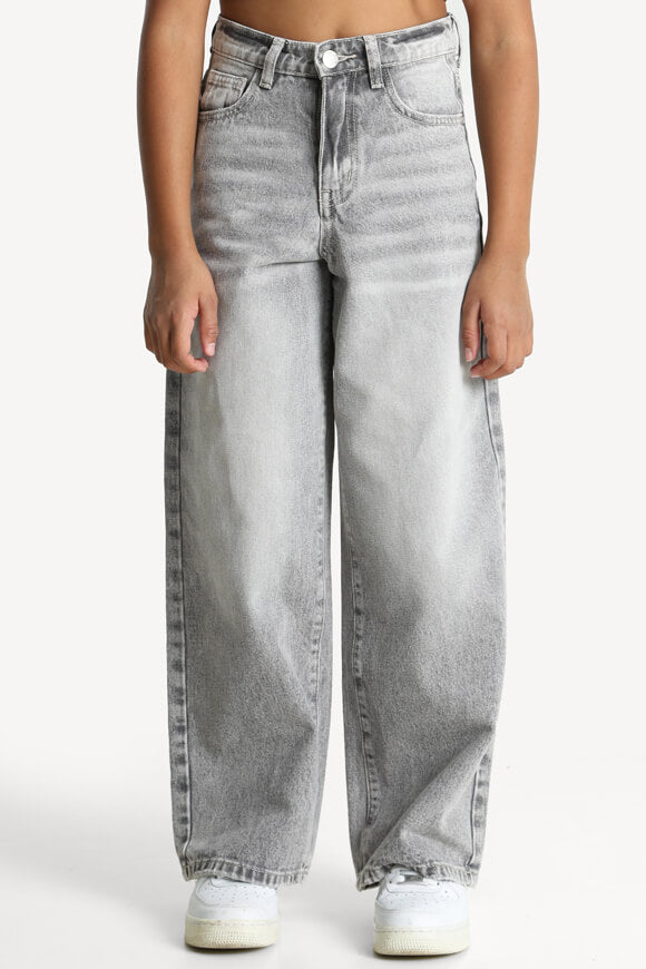 Baggy Fit Jeans - Hellgrau