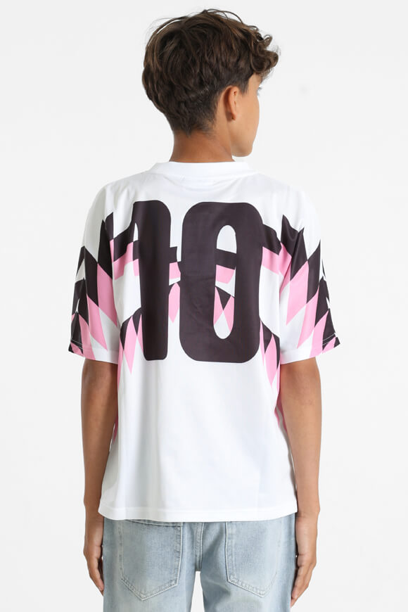 T-Shirt - Weiss + Pink
