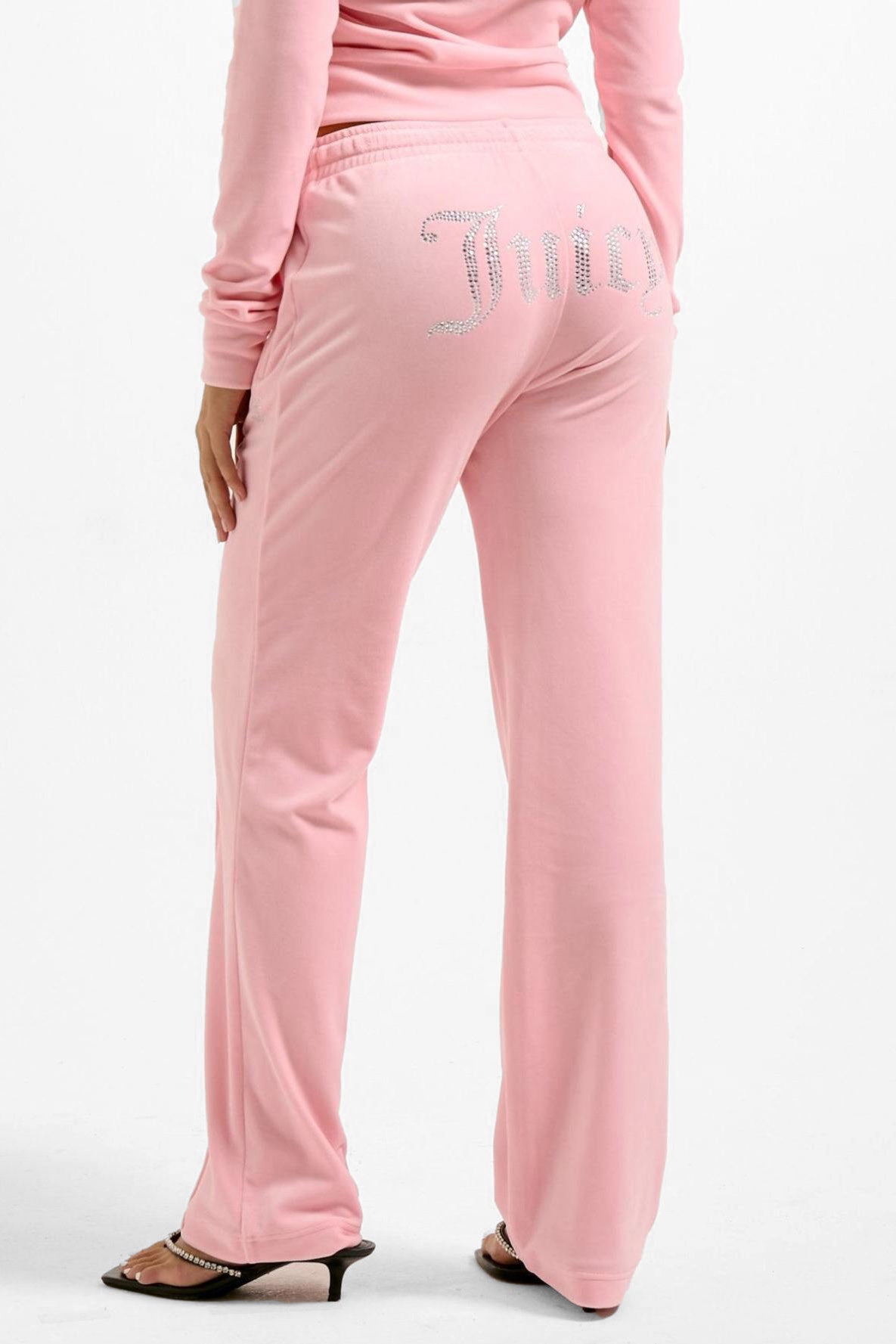 Tina Samt Hose - Juicy Pink