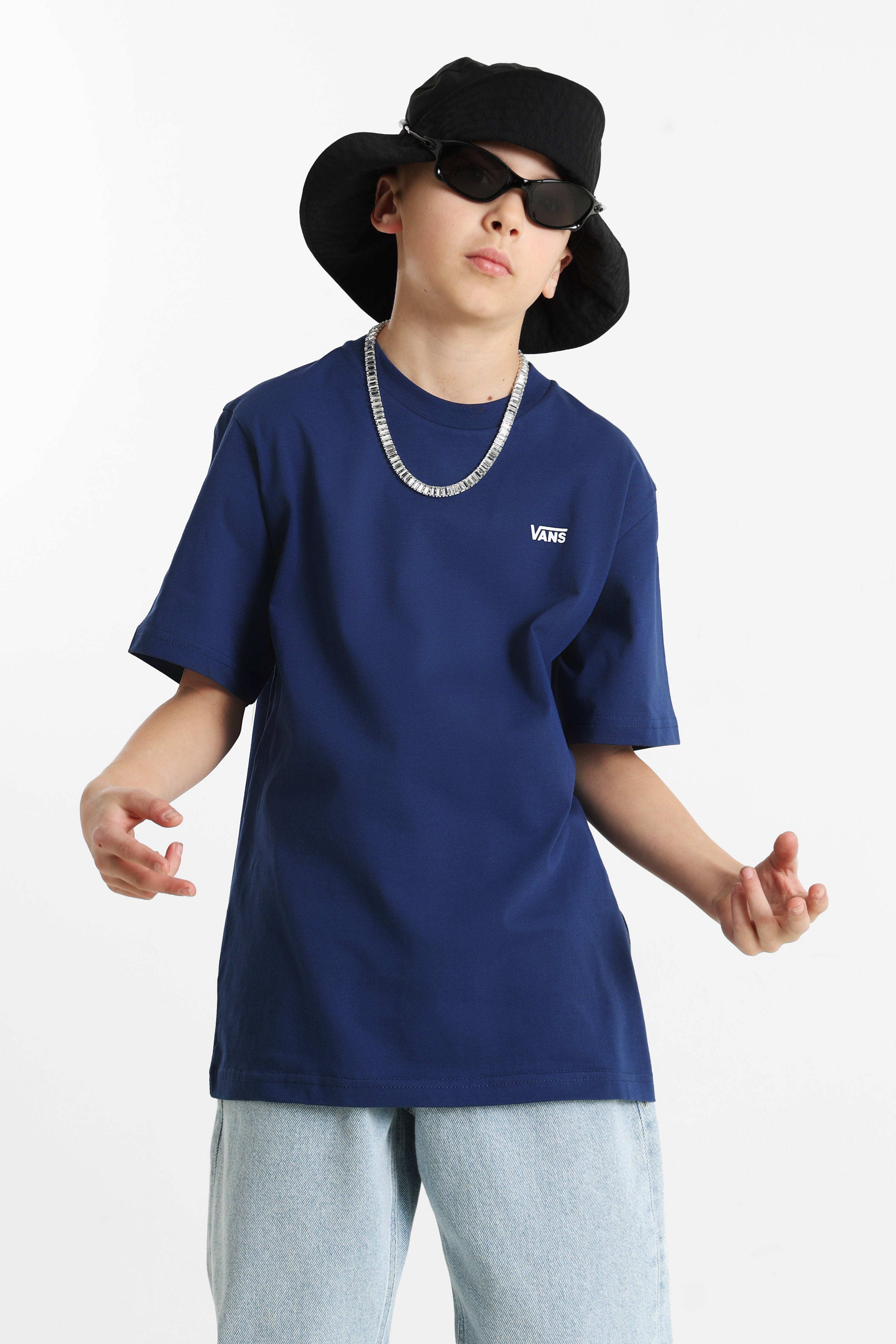 Left Chest T-Shirt - Deep Indigo