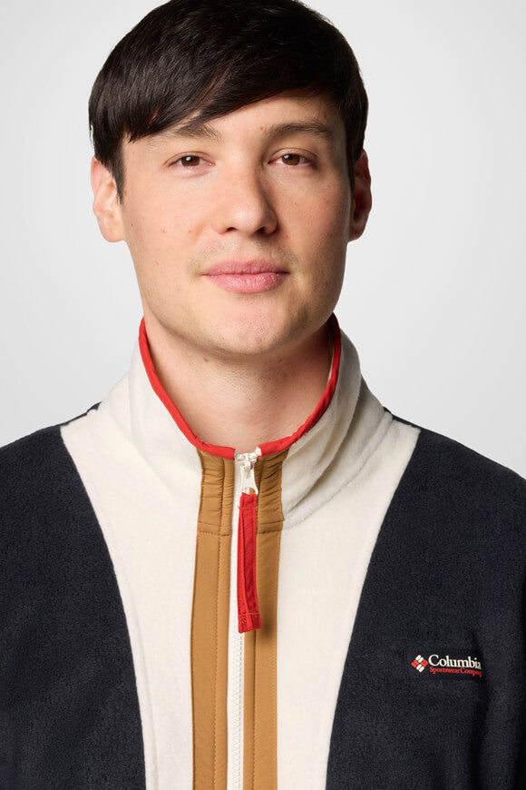 Backbowl II Fleecejacke - Black + Chalk