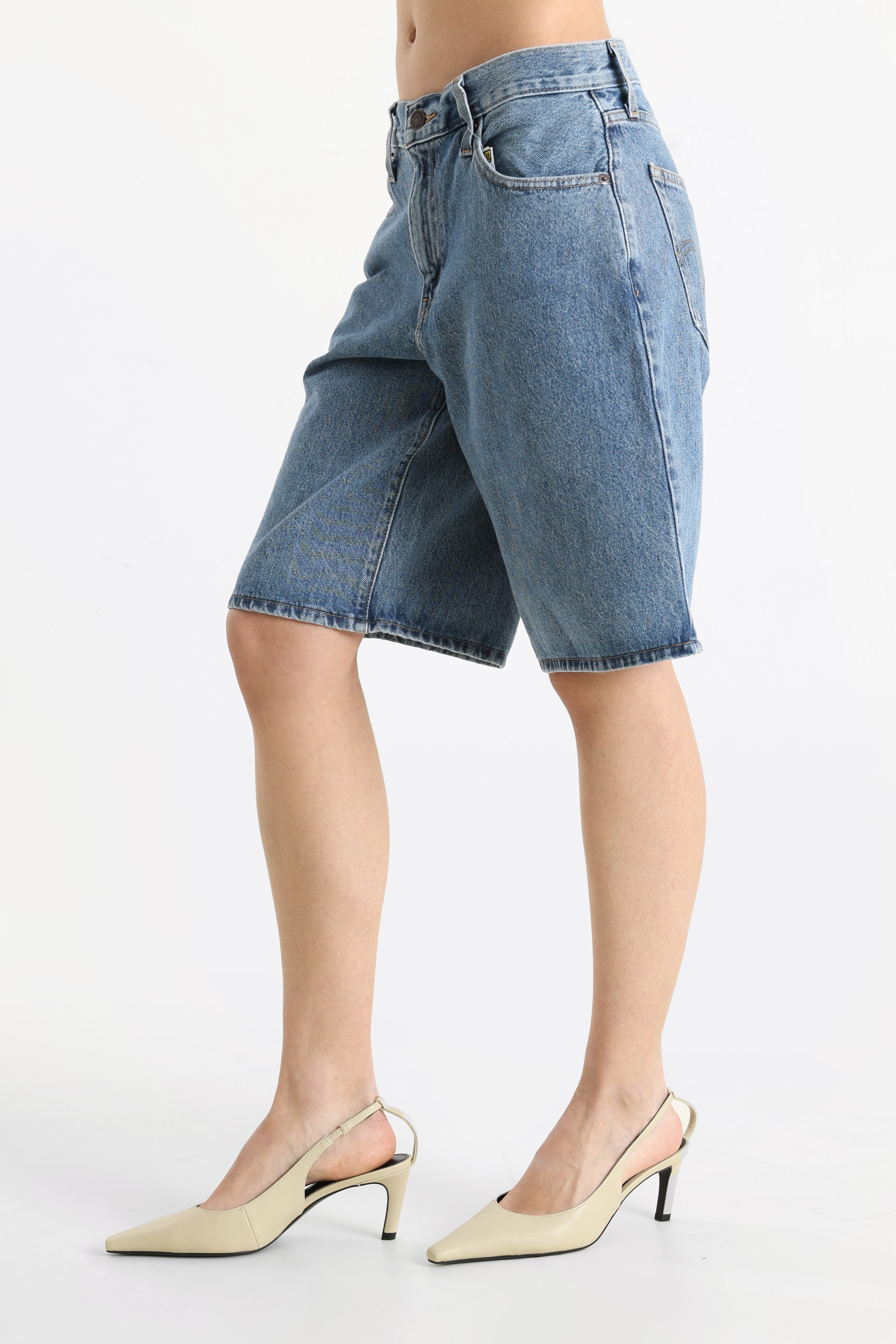 Baggy Jeansshorts - Twisted Stone