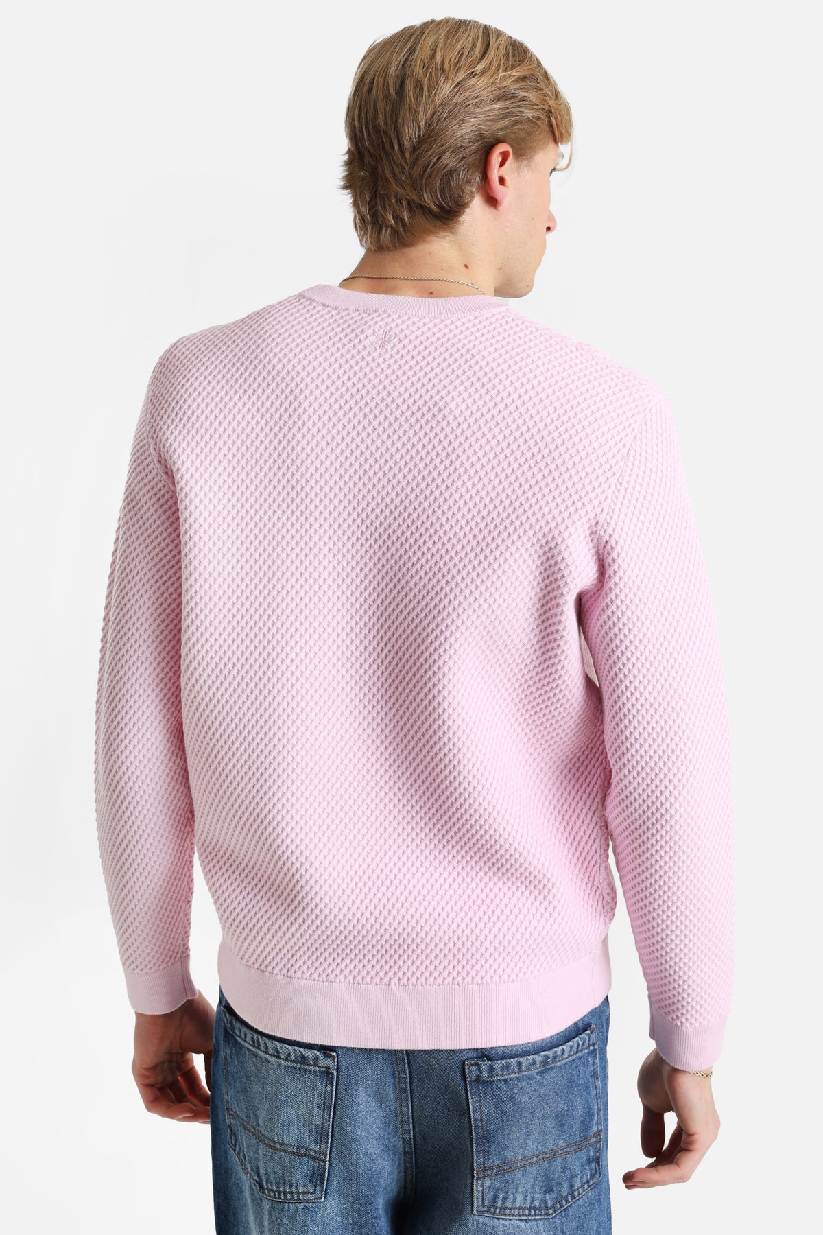 Pull en tricot - Rose clair