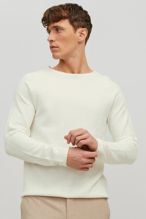 Pull en tricot fin - Cloud Dancer