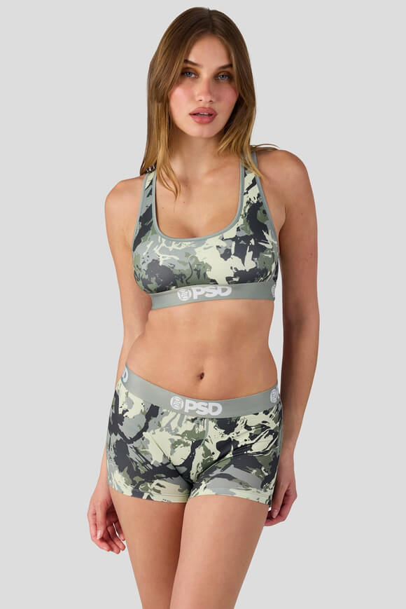 Sport-Bralette - Sage Camo