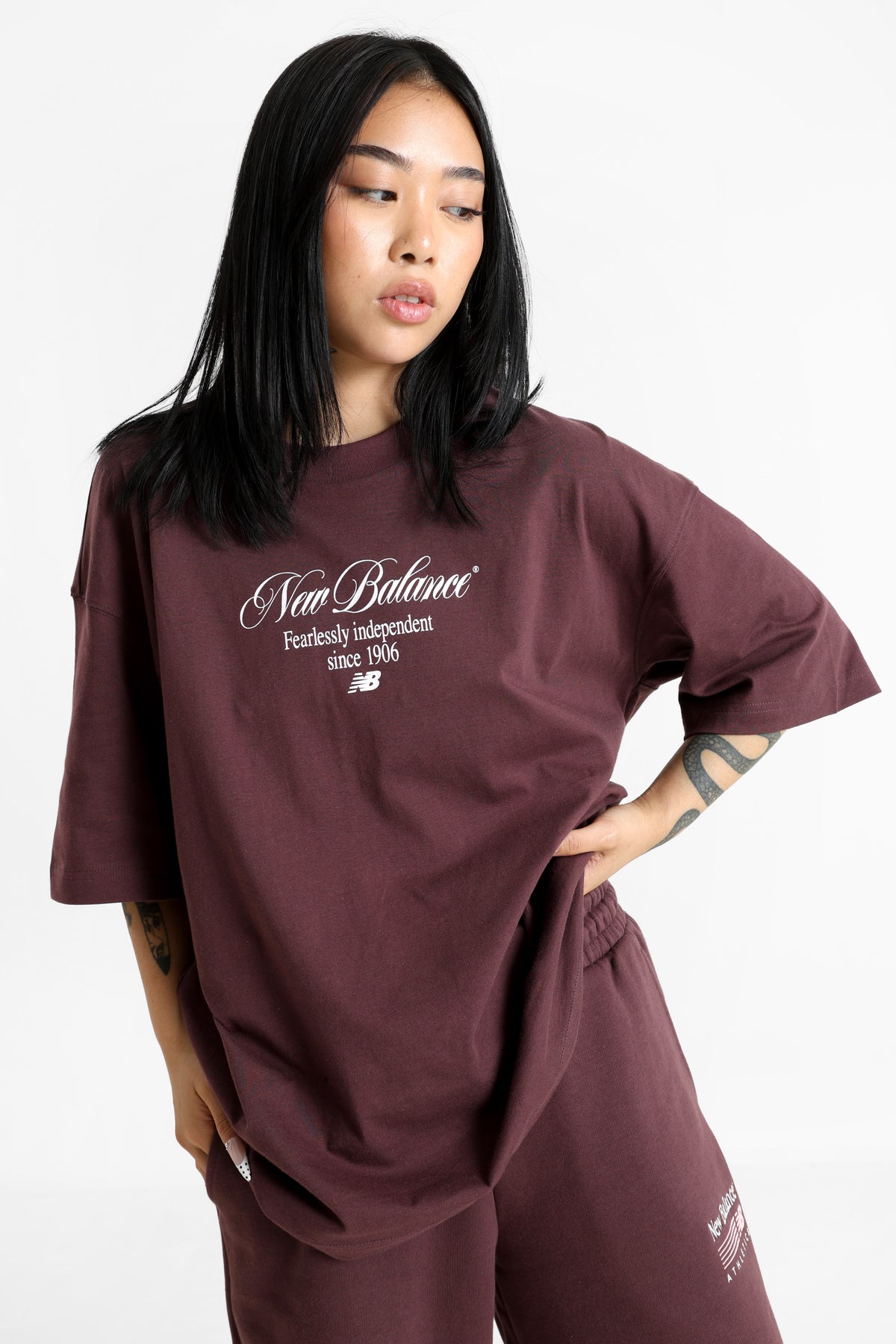 T-Shirt ample - Cherry Leather