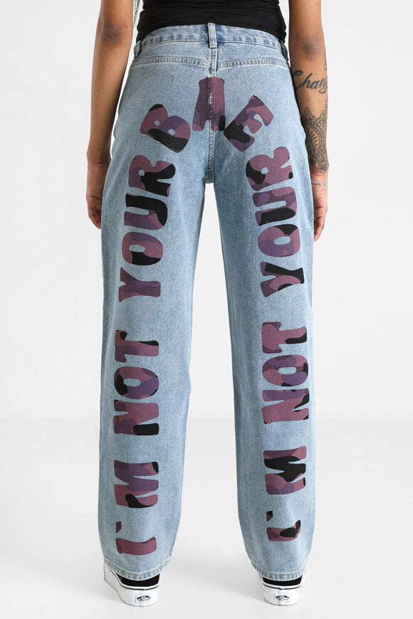 Baggy Fit Jeans - Hellblau