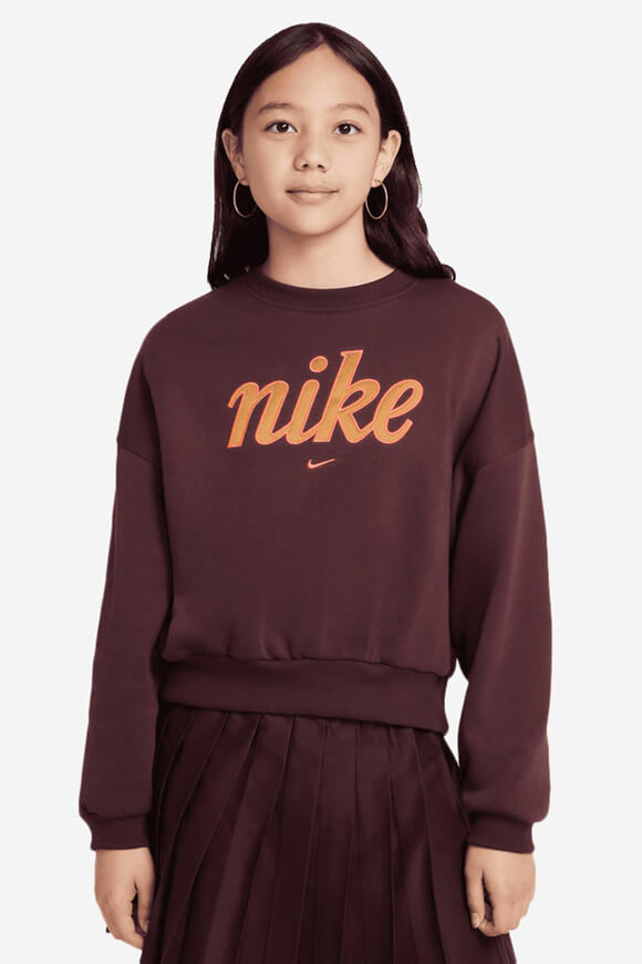 Sportswear Club Fleece loose sweatshirt - Burgundy Crush