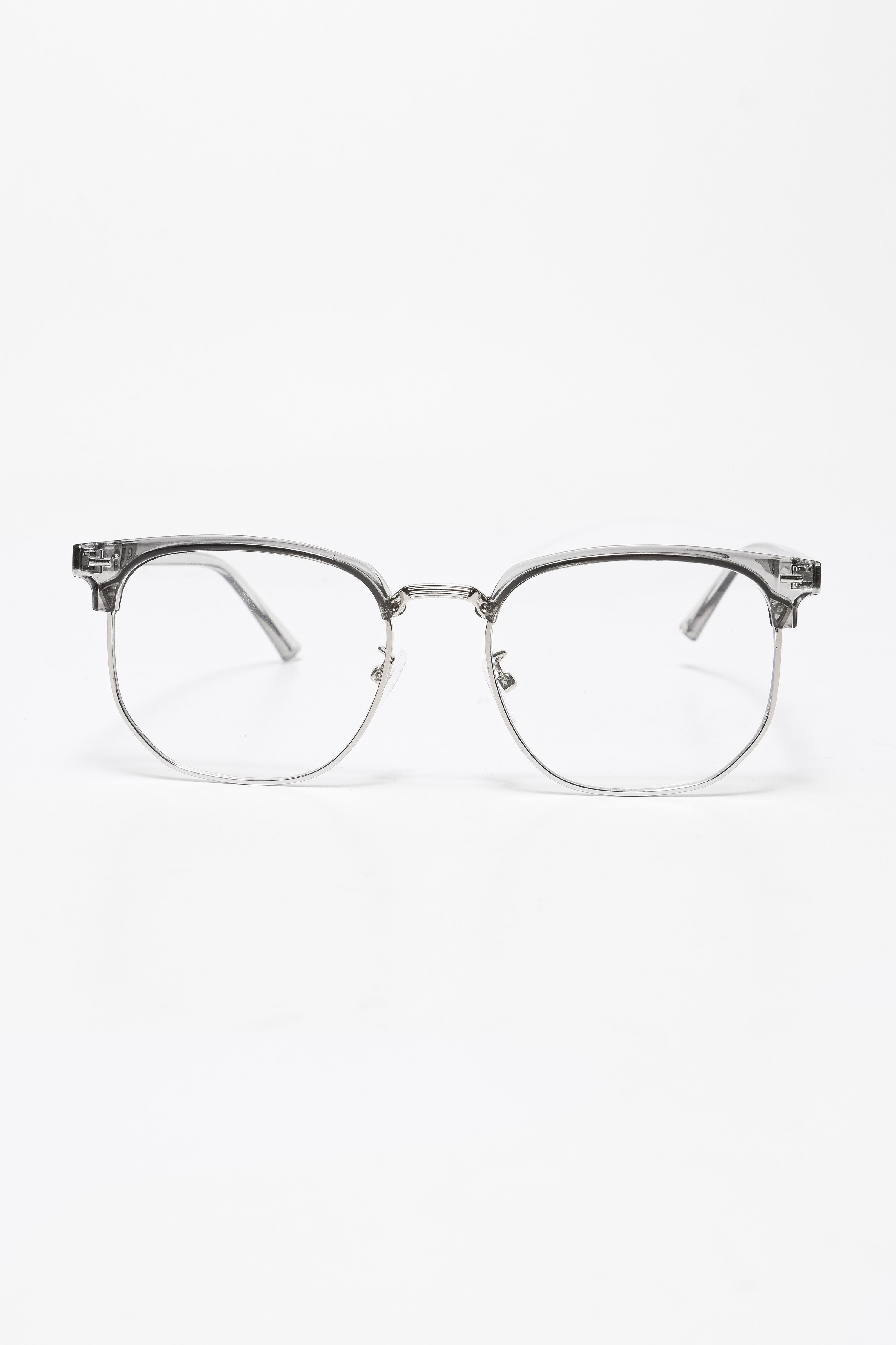 Brille - Silver + Clear