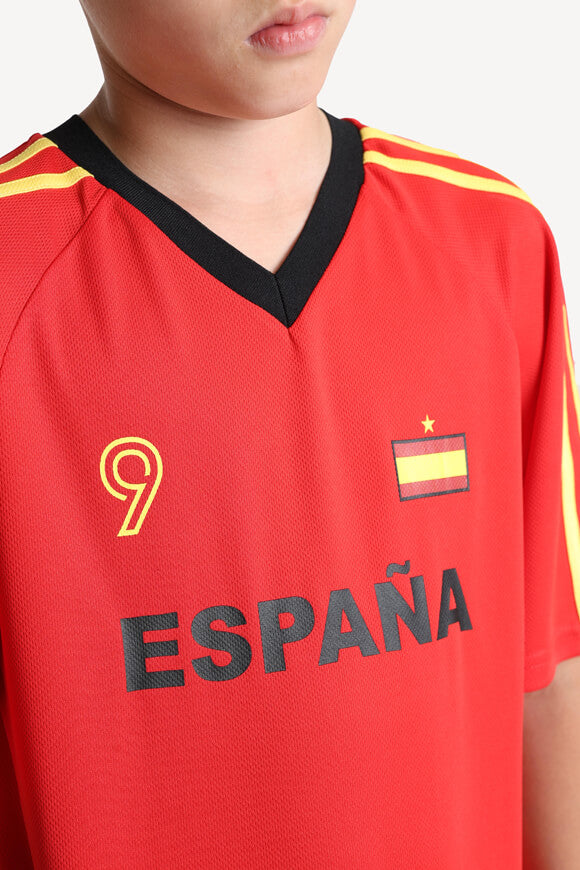 T-Shirt - Rot + Gelb