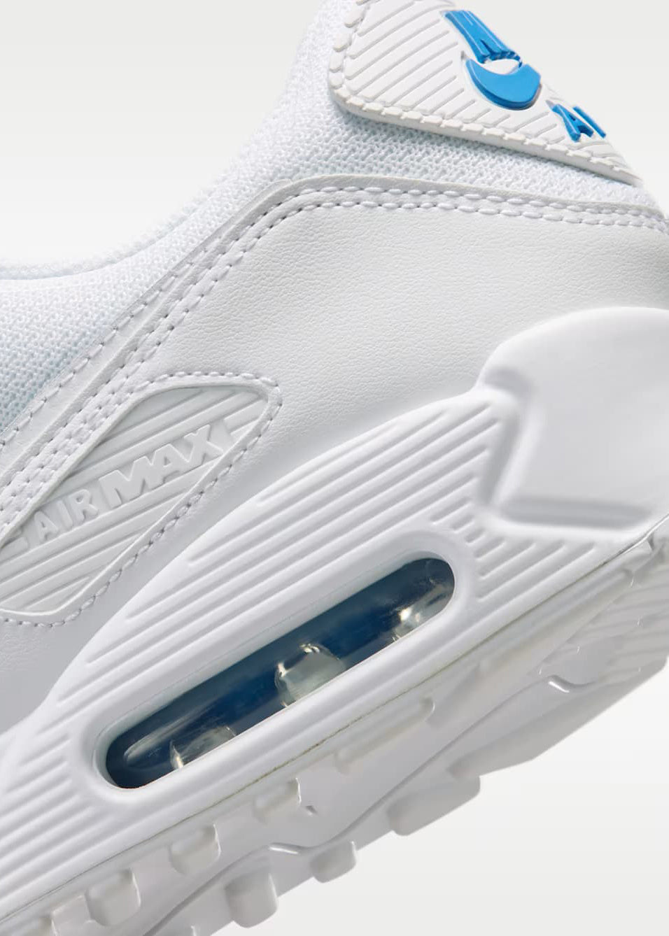 Air Max 90 sneakers - White + Blue Crystal