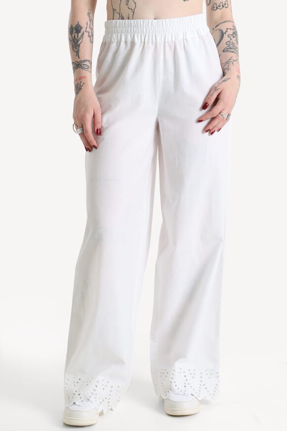 ONLPAULA Wide Leg fabric pants - Bright White