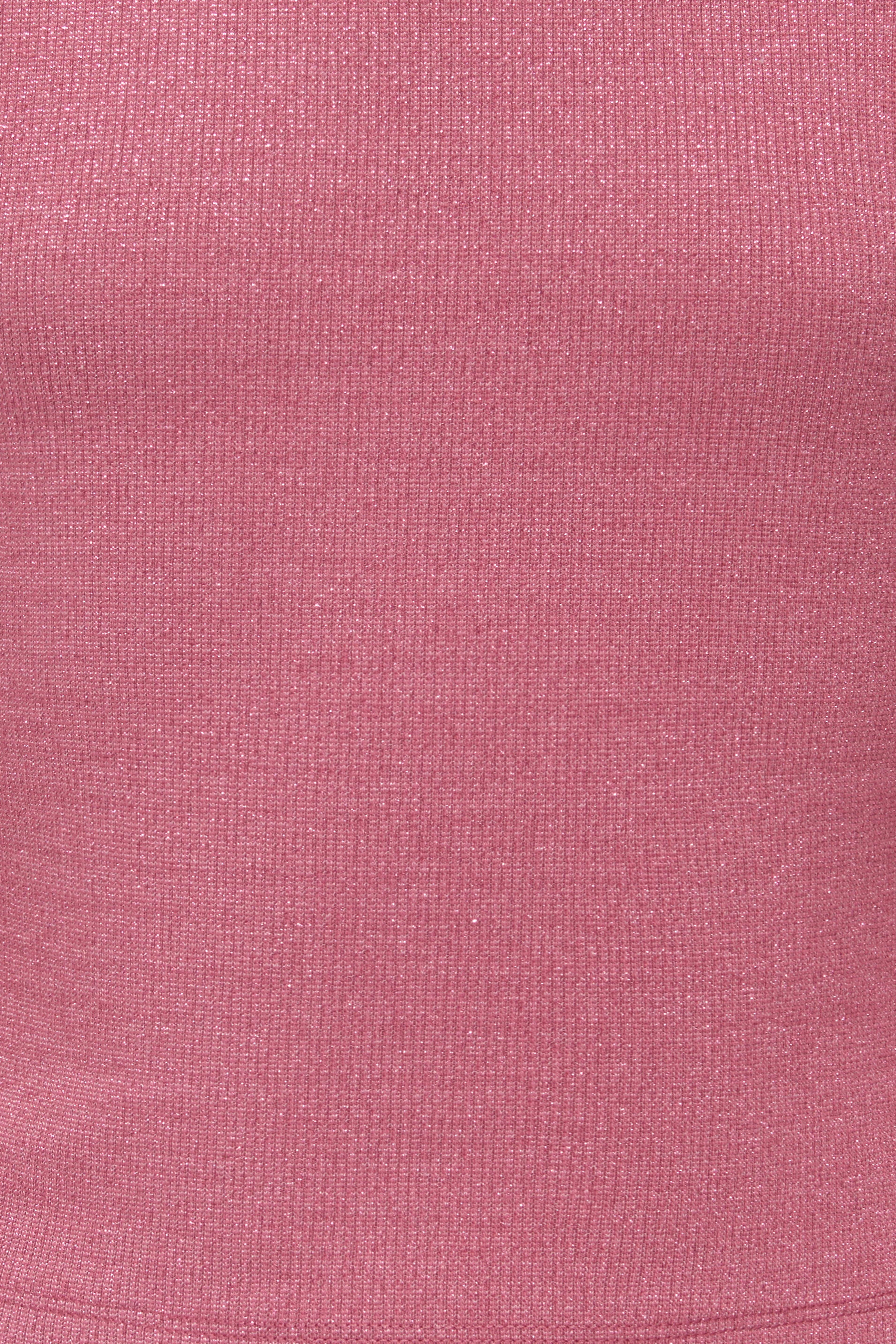 KOGTRINNY shirt côtelé à brillants manches longues - Rose Wine
