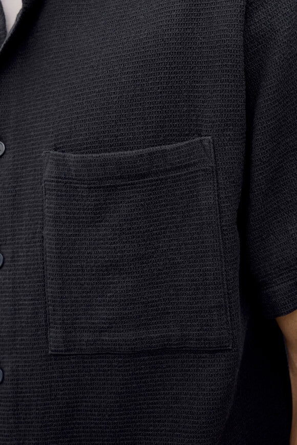 JCODYNAMIC chemise ample gaufrée - Black