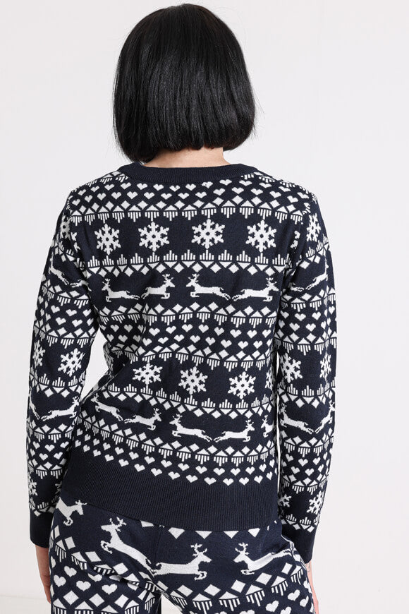Christmas knitted sweater - Night Sky