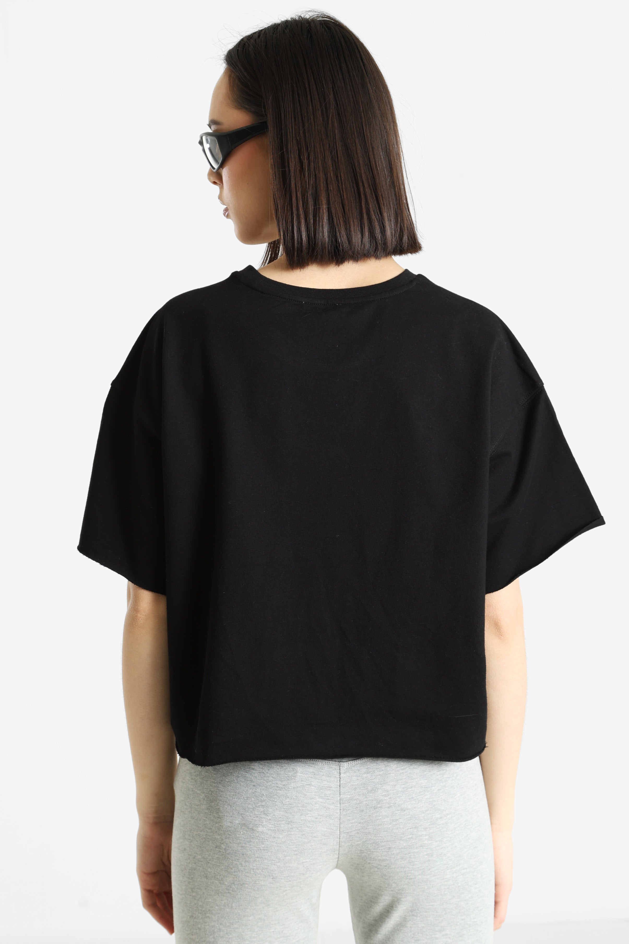 T-shirt ample - Noir