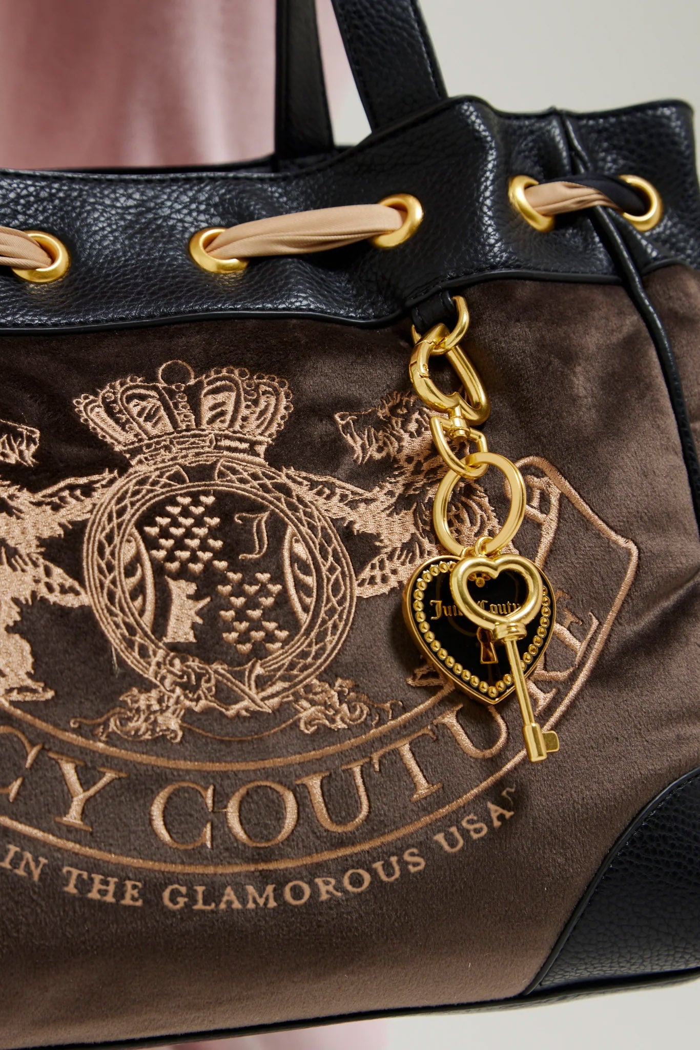 Daydreamer Samt Shopper - Chocolate