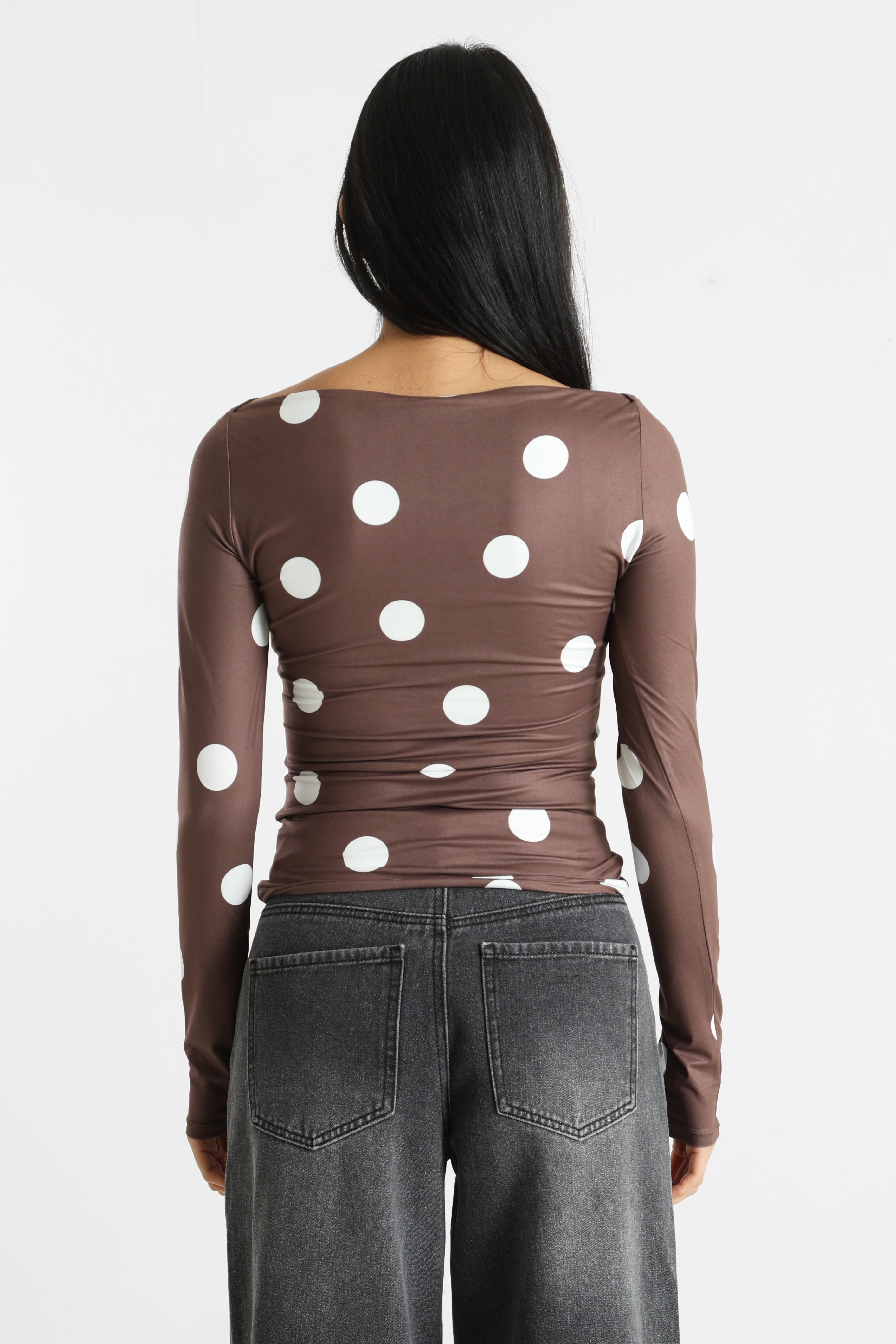 Long sleeve shirt - Brown