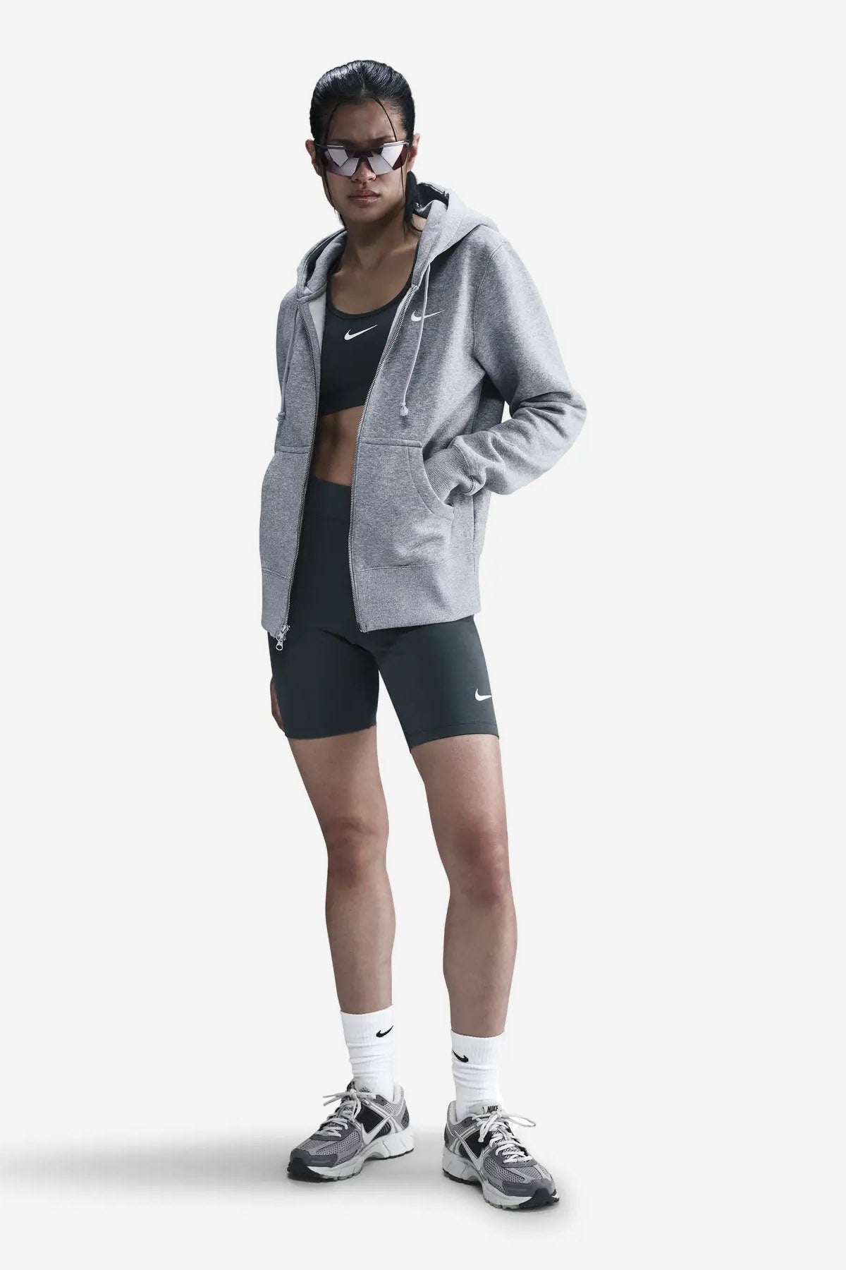 Phoenix Fleece sweat zippé à capuchon - Grey Heather