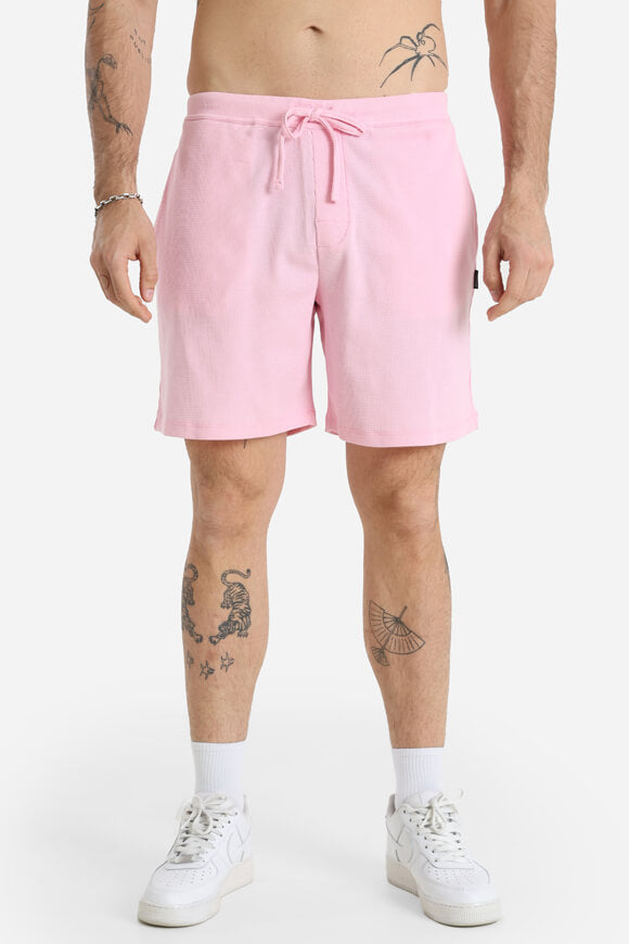 Strukturierte Stoffshorts - Pink