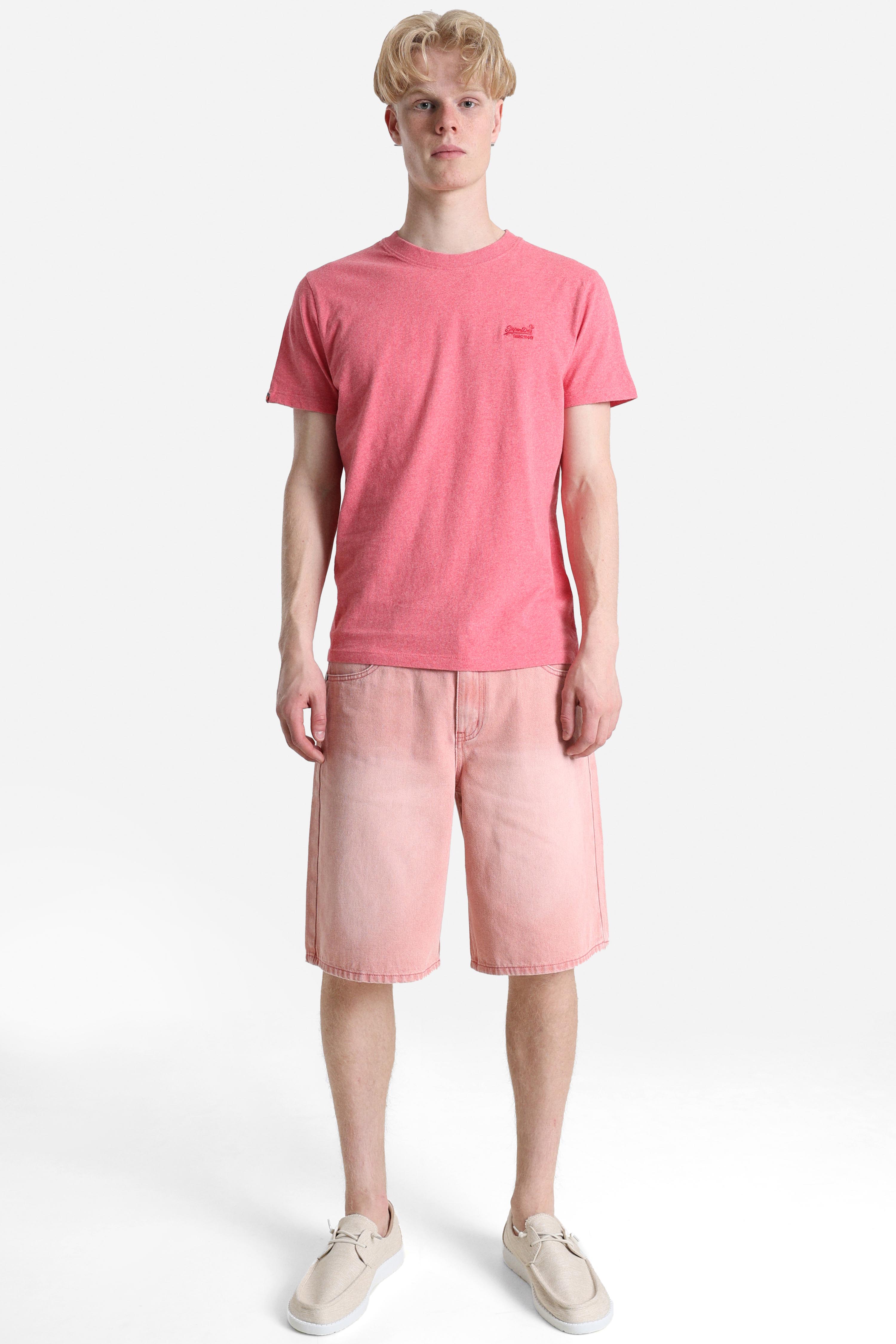 Essential T-Shirt - Punch Pink Marl