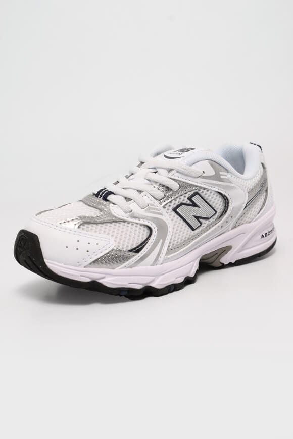 Sneaker P 530 Core Bambini - Bianco + Argento + Navy