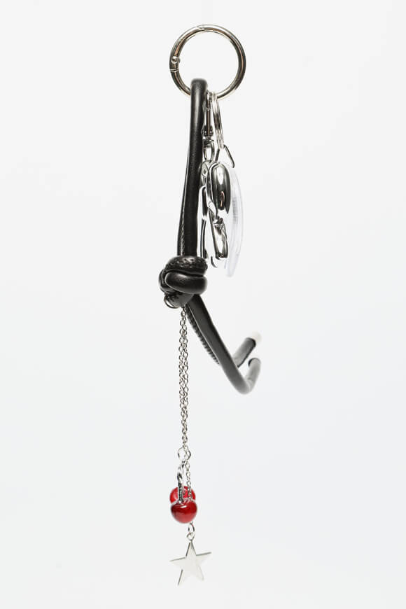 Porte-clés - Argenté + Noir