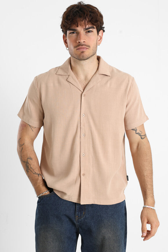 Leinenhemd - Beige