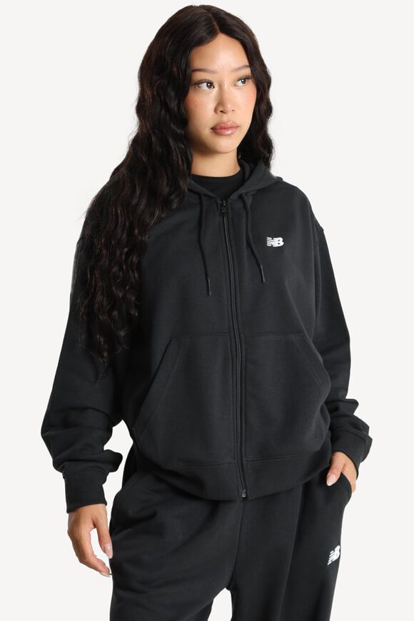 Giacca con cappuccio oversize - Nero