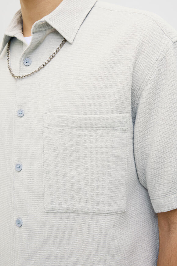 JCODYNAMIC chemise ample gaufré - Vapor Blue