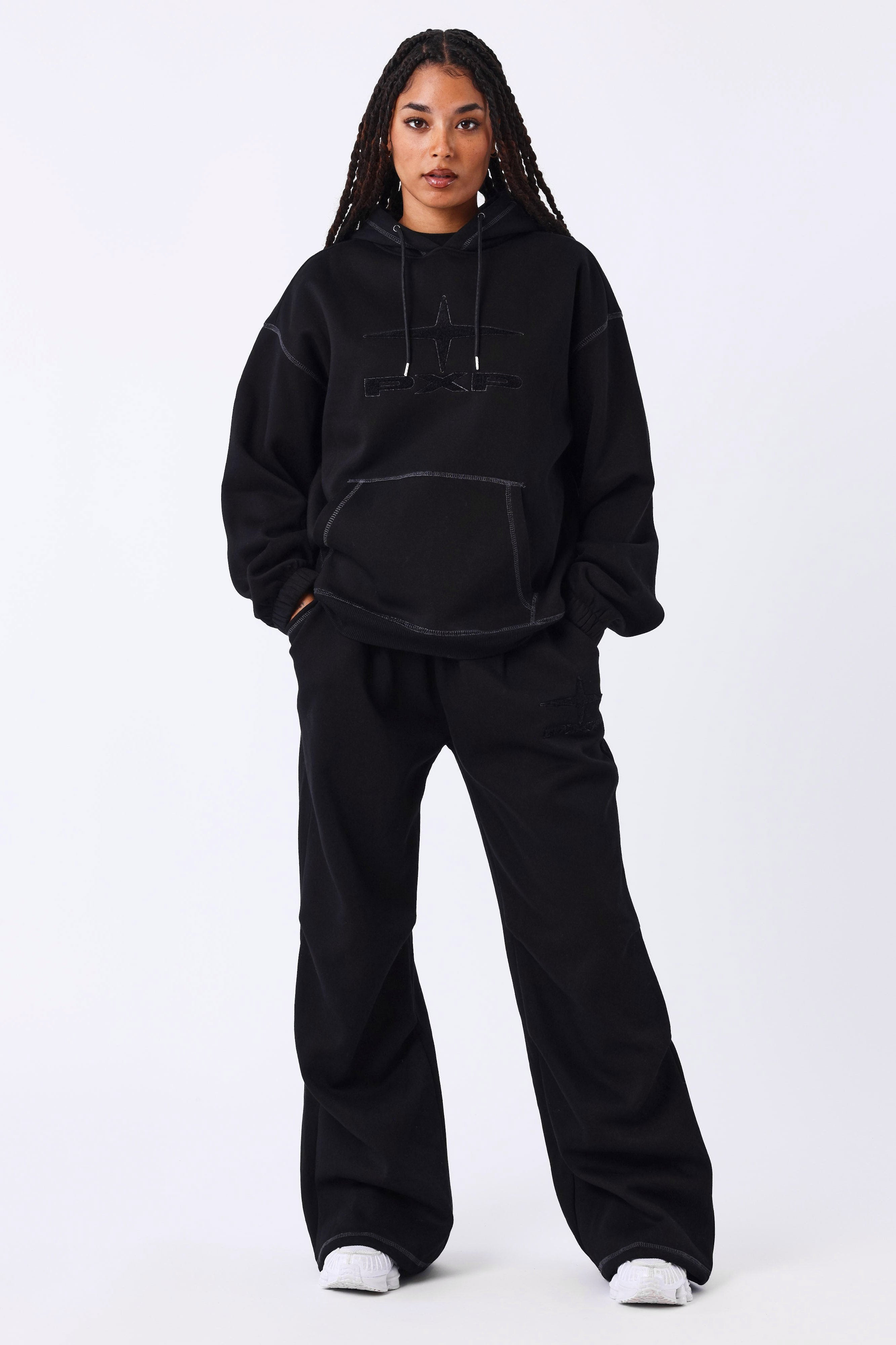 Sweatshirt à capuchon - Black
