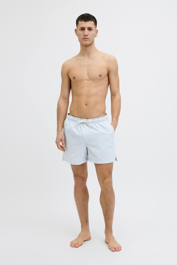JPSTMAUI Seersucker short de bain - Cashmere Blue