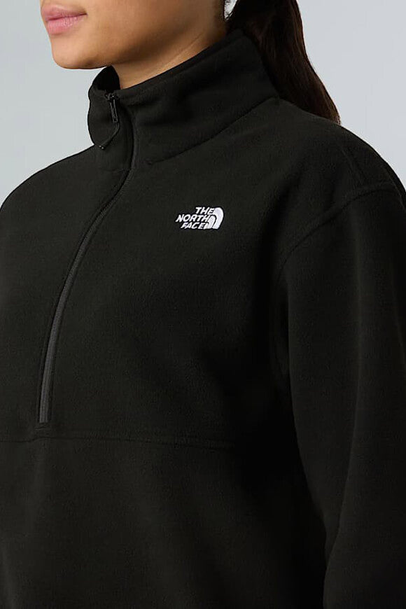 Maglione in pile Glacier Crop - Nero