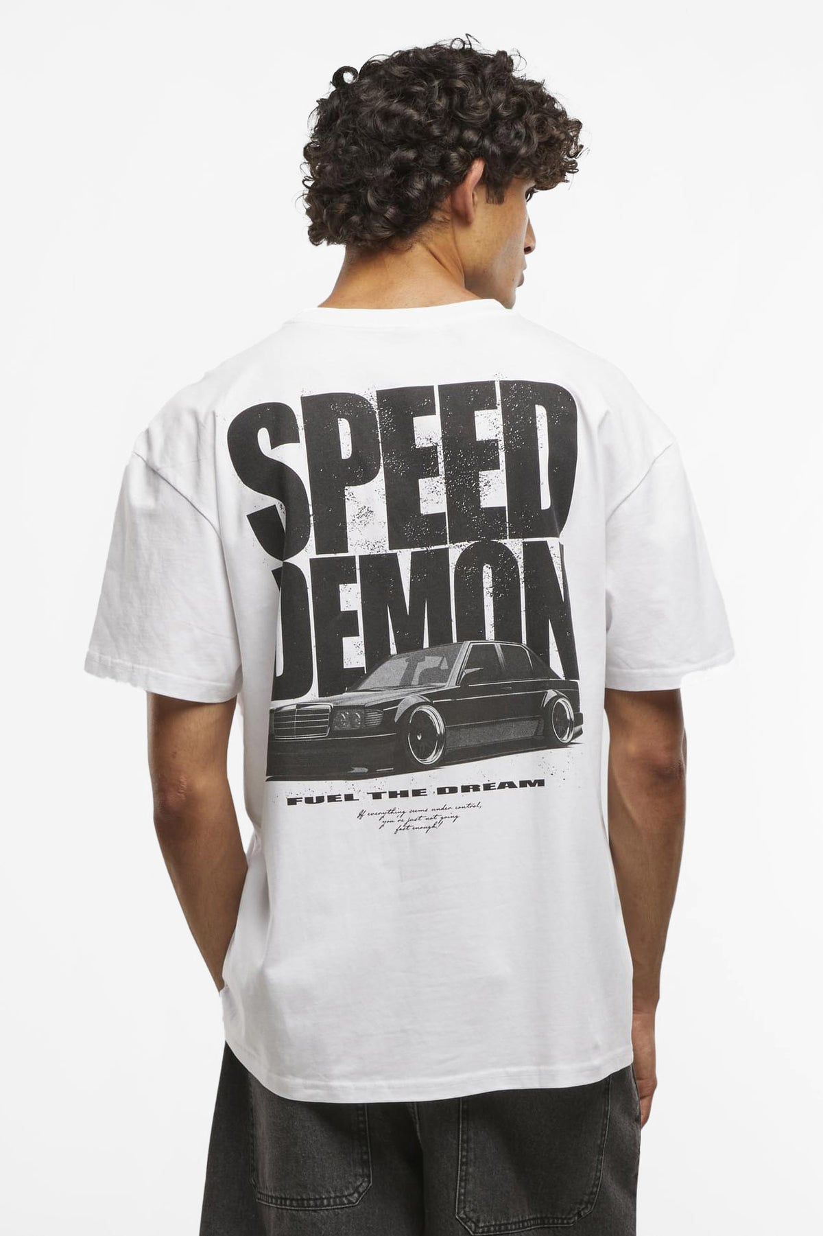 Speed Demon Oversize T-Shirt - White