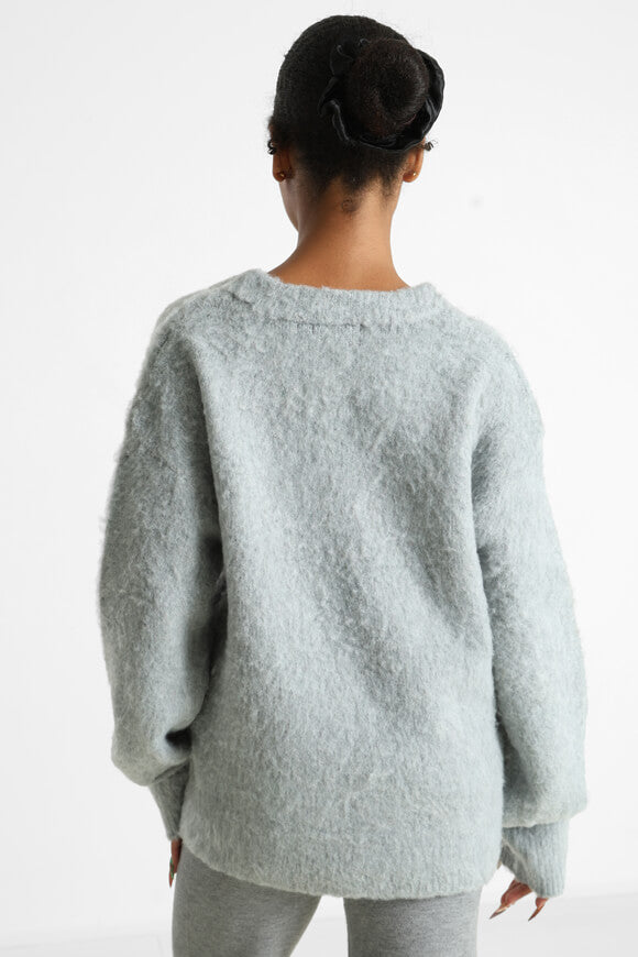 Loose knit sweater - Heather Grey