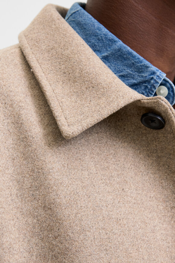 JJEHARRISON manteau court - Greige