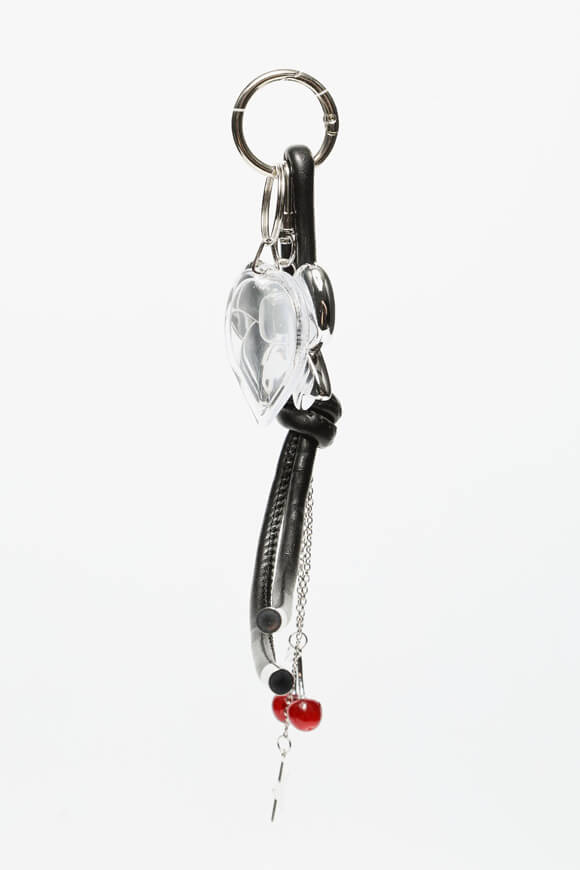 Porte-clés - Argenté + Noir