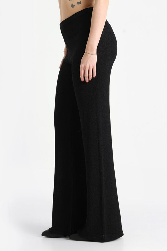 Knitted trousers - Black