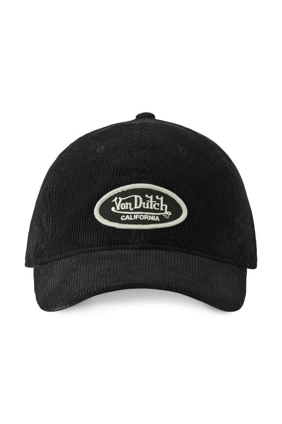 Casquette en velours côtelé / strapback - Black