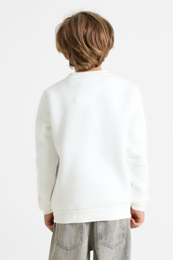 Heart sweatshirt - Offwhite + Light Blue