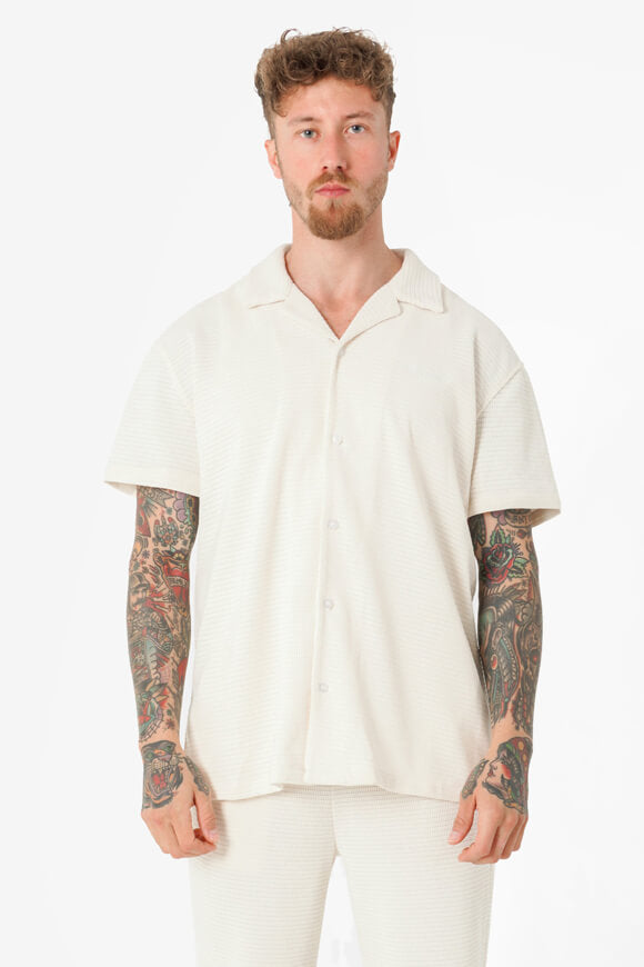 Chemise structurée logo été - Light Beige