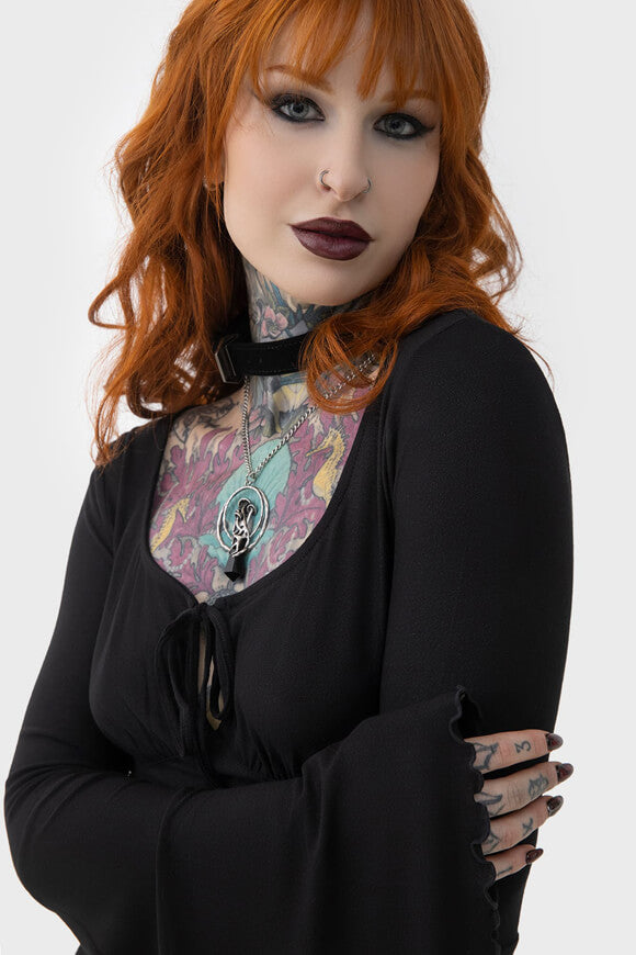 Rose's Revenge mini dress - Black