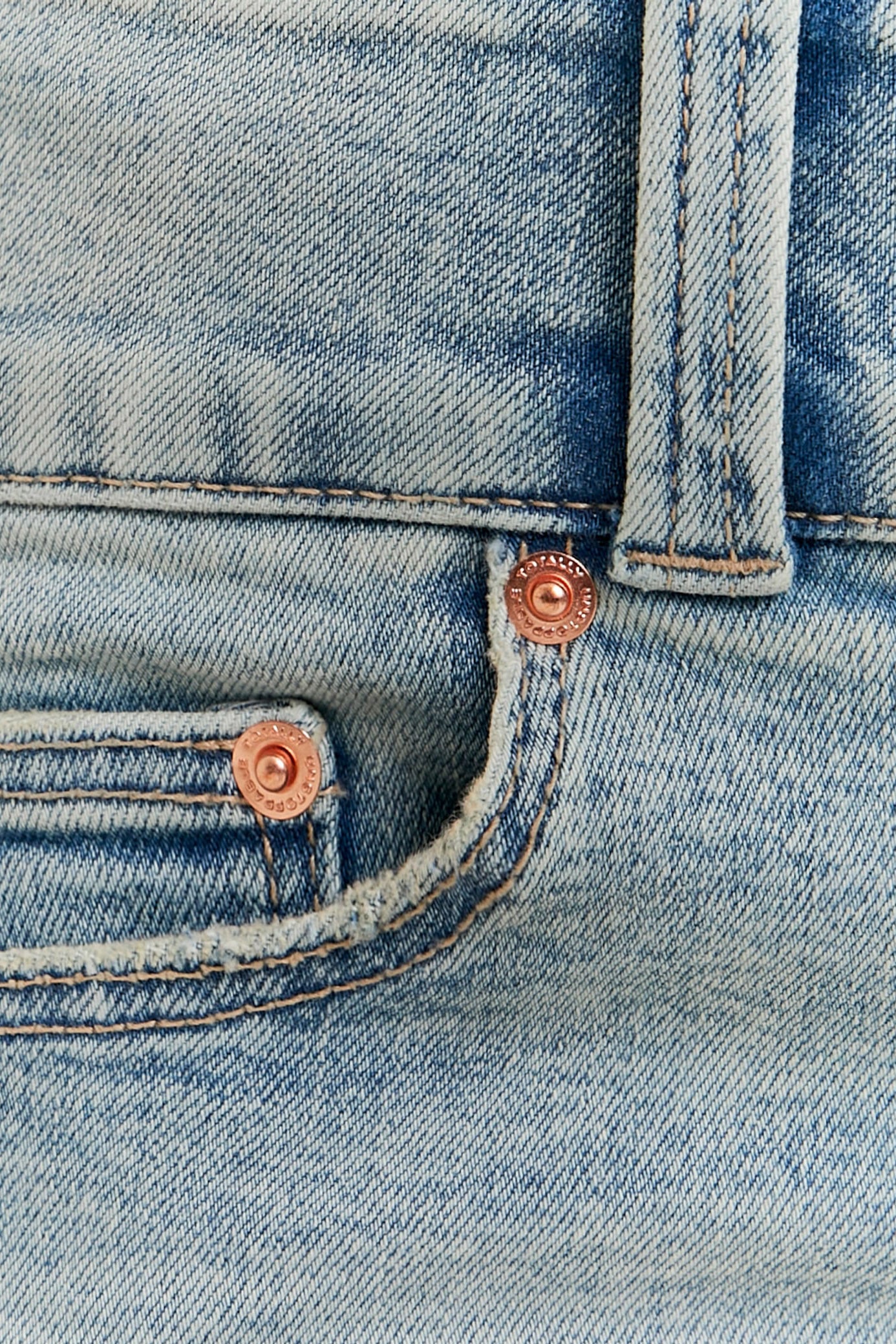 Jeansshorts - Light Blue Washed